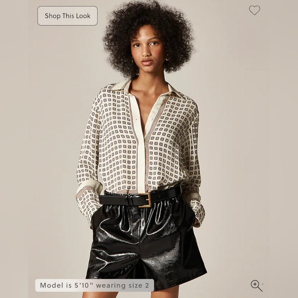 J.Crew Jules classic-fit shirt in foulard print